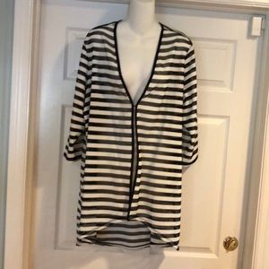 Easywear By Chico’s black and white jacket